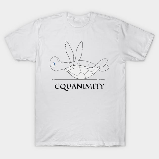 Equanimity is the shadow of witness T-Shirt by Temple of Being